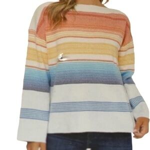 John Paul Richard Red Bourbon Stripe Sweater 💕